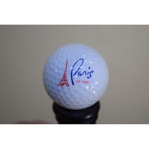 Paris Casino Las Vegas Nevada Logo Golf Ball White